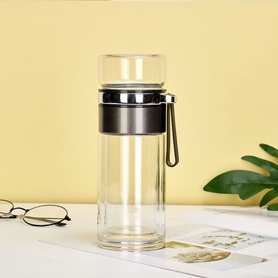 Borosilicate Glass Water Bottle Infuser | Water Bottle Tea Infuser